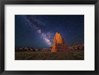 Framed Milky Way Temple of the Moon