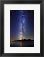 Framed Milky Way Jackson Lake