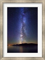Framed Milky Way Jackson Lake