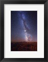 Framed Milky Way over Bryce Canyon