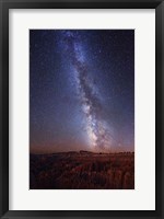 Framed Milky Way over Bryce Canyon