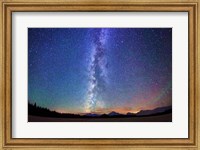 Framed Milky Way Tetons Fisheye