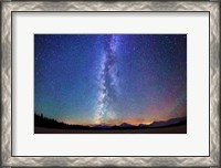 Framed Milky Way Tetons Fisheye