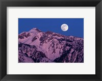 Framed Moonrise over Wasatch