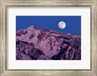 Framed Moonrise over Wasatch