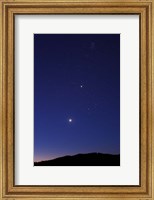 Framed Morning Twilight Venus and Jupiter