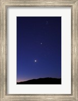 Framed Morning Twilight Venus and Jupiter