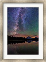 Framed Oxbow Starry Night