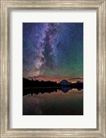 Framed Oxbow Starry Night