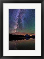 Framed Oxbow Starry Night