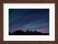 Framed Stars over Teton Range