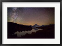 Framed Stars over Tetons at Oxbow