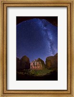 Framed Stars over the Organ Zion