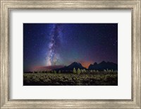 Framed Stars Tetons Cascade Overlook