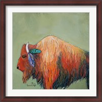 Framed Bison