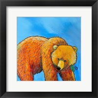 Framed Grizzly Bear