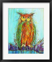 Framed Wise Owl