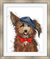 Framed Doggy in a Hat
