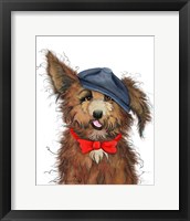 Framed Doggy in a Hat