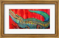 Framed Alligator