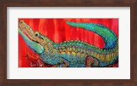 Framed Alligator