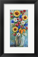 Framed Flower Vase