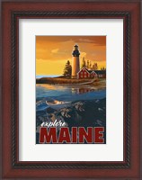 Framed Explore Maine