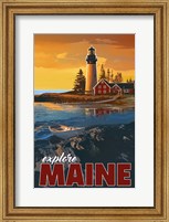 Framed Explore Maine