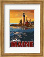 Framed Explore Maine