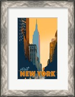 Framed New York Poster