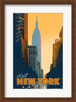 Framed New York Poster