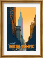 Framed New York Poster