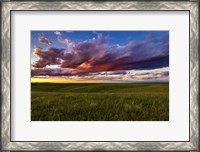 Framed Sunset Over the Plains