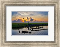 Framed Marsh Sunrise