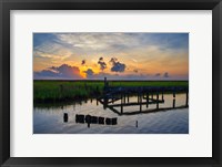 Framed Marsh Sunrise