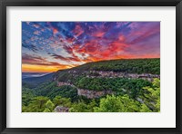 Framed Cloudland Canyon Sunrise