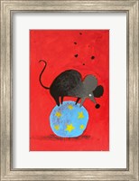 Framed Circus Mouse