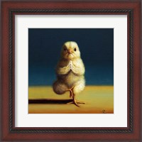 Framed Yoga Chick Tree Pose