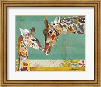 Framed Giraffe and Calf