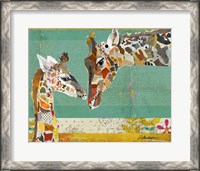 Framed Giraffe and Calf