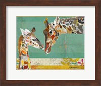 Framed Giraffe and Calf