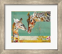 Framed Giraffe and Calf