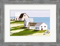 Framed Cottages By The Sea