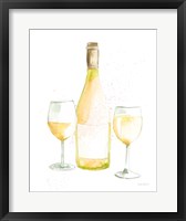 Framed Pop the Cork II White Wine