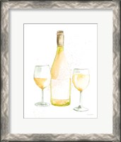 Framed Pop the Cork II White Wine