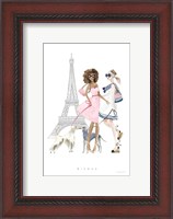 Framed Paris Girlfriends I Pastel