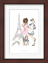Framed Paris Girlfriends I Pastel