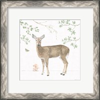 Framed 'Woodland Love V' border=