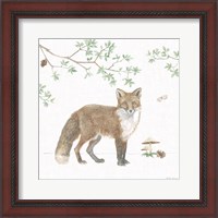 Framed 'Woodland Love II' border=