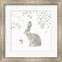 Framed 'Woodland Love III' border=